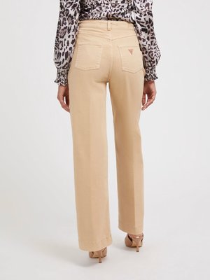 Darma kalhoty – GUESS, Béžová barva Ženy