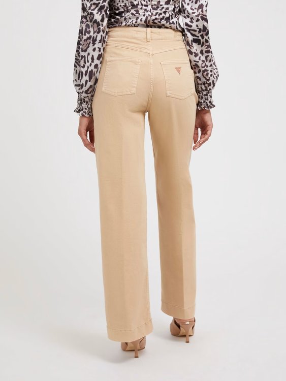 Darma kalhoty – GUESS, Béžová barva Ženy