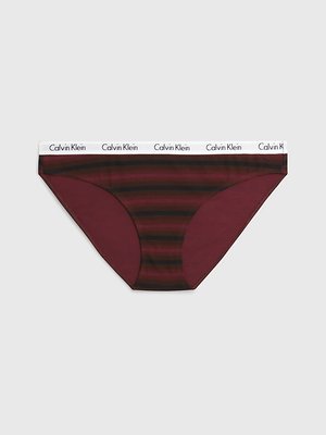 Calvin Klein Underwear – Carousel bikiny, Černá, Červená barva