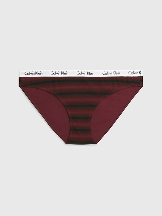 Calvin Klein Underwear – Carousel bikiny, Černá, Červená barva