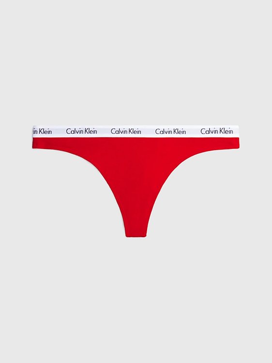 Calvin Klein Underwear – Carousel tanga, Červená barva