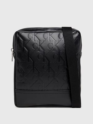 Calvin Klein Jeans – Monogram Soft Reporter crossbody, Černá barva
