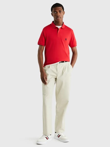 Módní Small polo, Červená barva, 2024