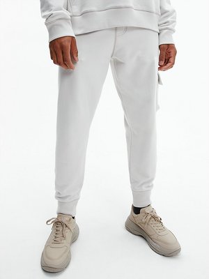 Calvin Klein Jeans – Cargo tepláky, Šedá barva