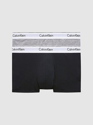Calvin Klein Underwear – Modern Cotton boxerky 2ks, Černá, Šedá barva