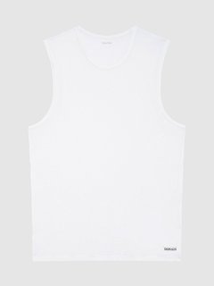 Tílko Ck Black Bílá barva Muži, Muži, Muži, Muži