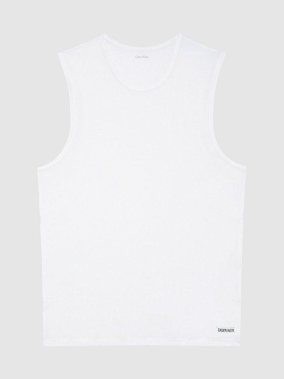 Tílko Ck Black Bílá barva Muži, Muži, Muži, Muži