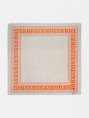 Guess – Monique šátek, Béžová, Krémová, Oranžová barva