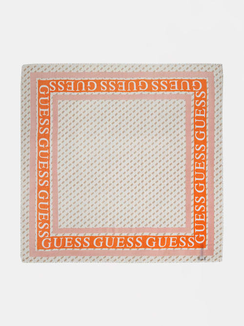 Guess – Monique šátek, Béžová, Krémová, Oranžová barva