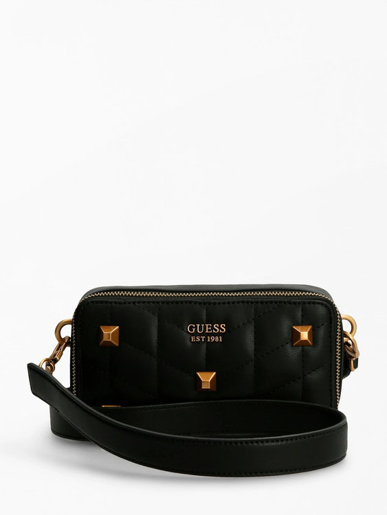 Guess – Brera triple crossbody, Černá barva