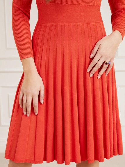 Módní Wavelength šaty, Červená barva, 2022