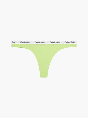 Calvin Klein Underwear – Carousel tanga, Zelená barva