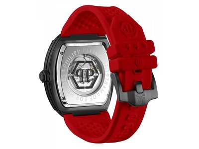 THE $KELETON hodinky – Philipp Plein, Černá, Červená barva Muži