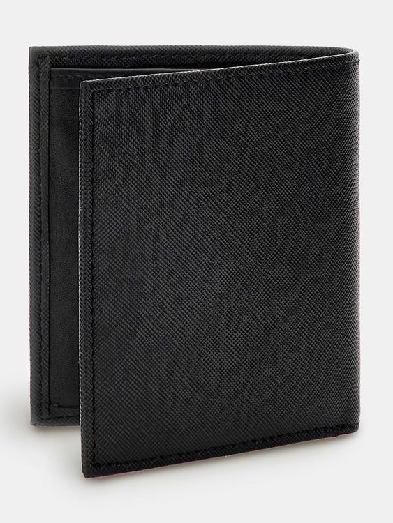 Certosa Saffiano peněženka – GUESS, Černá barva Muži