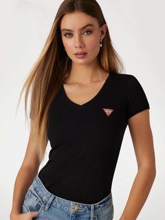 Luxusní Mini Triangle triko, Černá barva, XS, S, M, L, XL