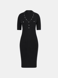 Grace Henley šaty Černá barva Ženy