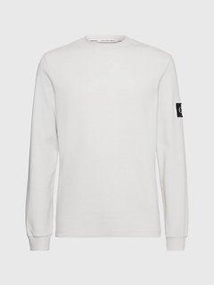 Badge Waffle triko Bílá barva Muži