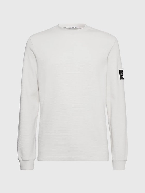 Badge Waffle triko Bílá barva Muži