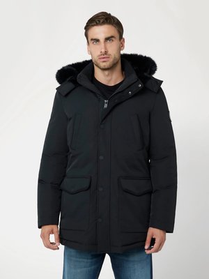 GUESS – Technical parka, Černá barva