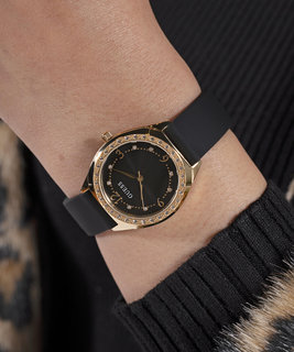 Černá, Zlatá barva, Charlotte hodinky