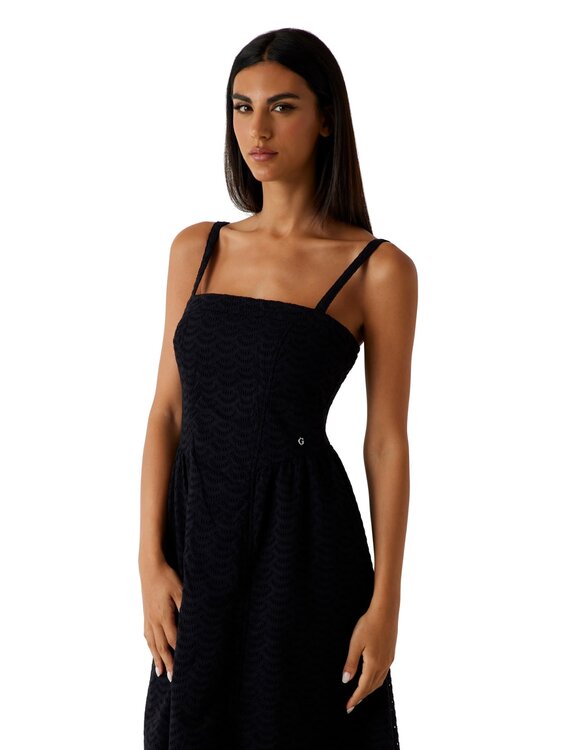 W6GK44W1884-JBLK ŠATY N/S – GUESS Ženy