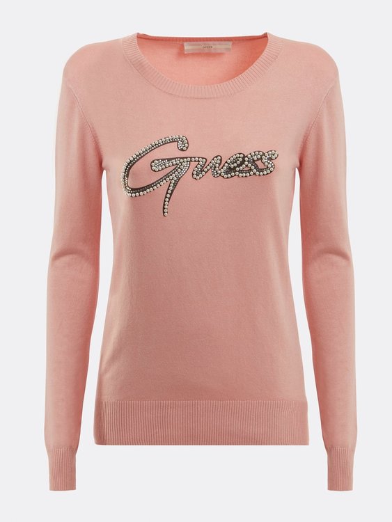 Luxusní Ada logo svetr, Růžová barva, XS, S, M