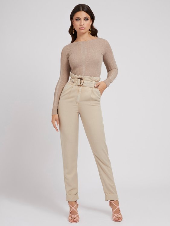 Guess – May svetr, Hnědá barva 1