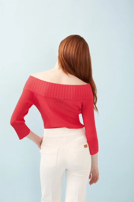 Morus svetr – Nenette, Červená barva Ženy