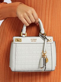 Luxusní Katey kabelka, Bílá, Krémová barva