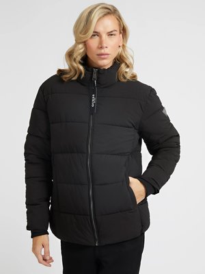 Guess – Stretch puffa bunda, Černá barva