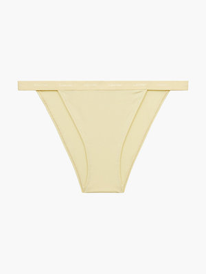Calvin Klein Underwear – Form to Body tanga, Žlutá barva