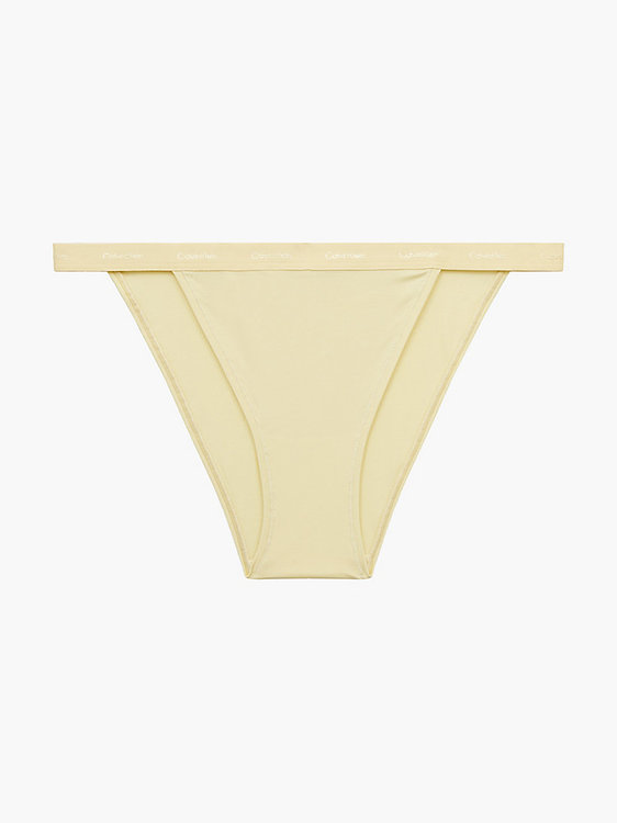 Calvin Klein Underwear – Form to Body tanga, Žlutá barva
