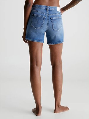 Mid Rise kraťasy – Calvin Klein Jeans, Modrá barva Ženy