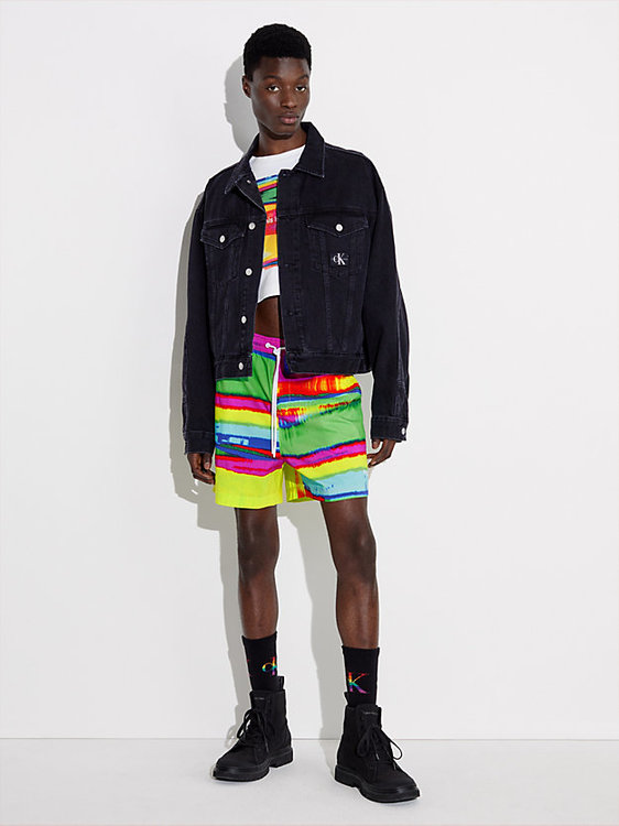 AOP Nylon kraťasy Multi barva Unisex, Unisex, Ženy, Muži