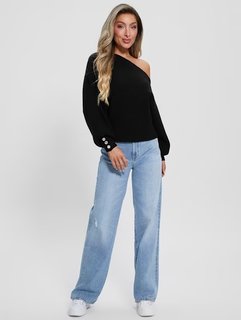 Luxusní Isadora svetr, Černá barva, XS, S, M, L