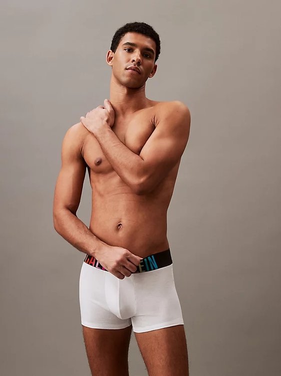 Módní Pride Cotton boxery, Bílá barva, 2024