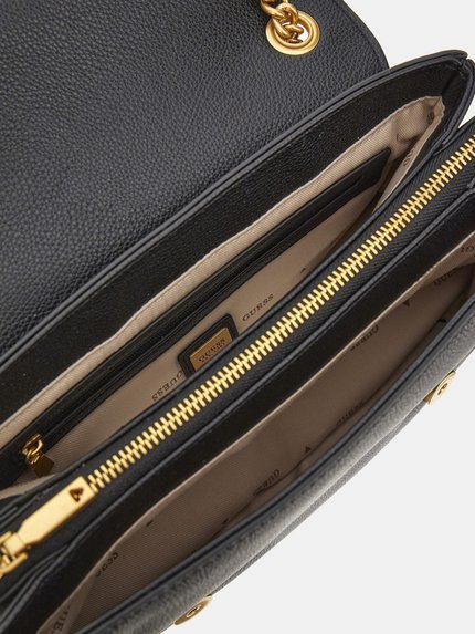 Módní Cosette Convertible crossbody, Černá barva, 2024