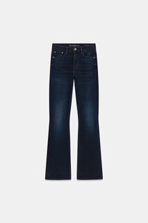 Sexy flare jeans Modrá barva Ženy