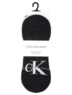 Luxusní Ponožky Ck Jeans Logo, Černá barva, OS