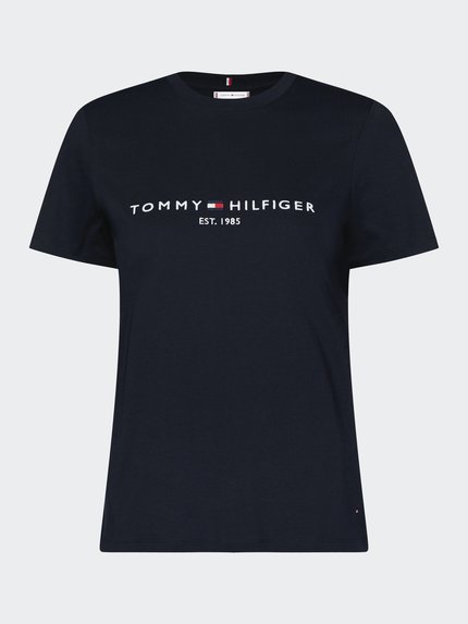 Módní TH Logo Essential triko, Navy barva, 2020