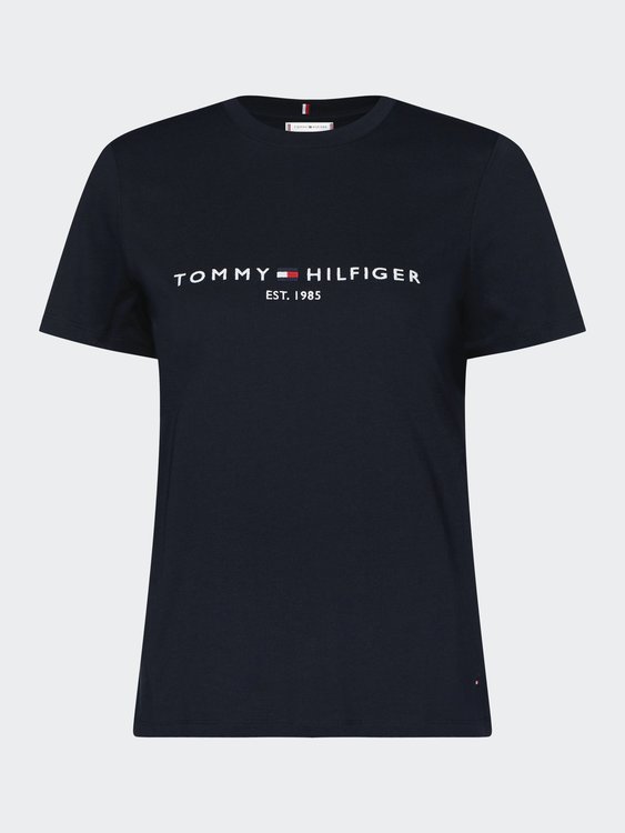 Módní TH Logo Essential triko, Navy barva, 2020