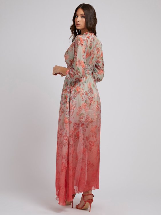 Guess, Multi, Růžová barva Tamara šaty 2