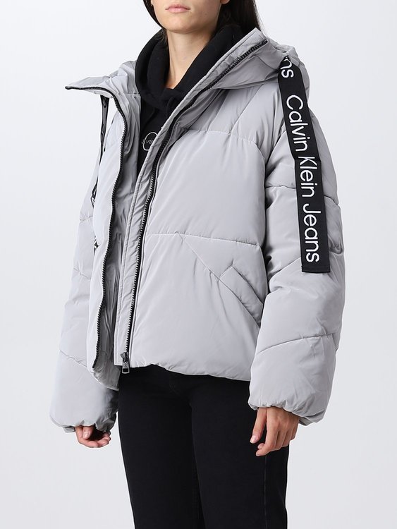 Luxusní Drawcords bunda, Šedá barva, XS, S, L