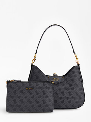 GUESS – Brenton kabelka, Šedá barva