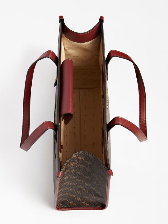 Módní Silvana kabelka, Černá, Červená, Hnědá barva, 2022