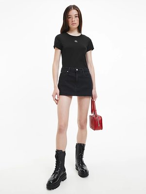 Micro triko – Calvin Klein Jeans, Černá barva Ženy