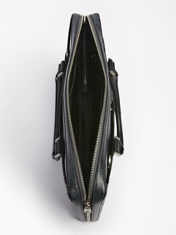 Módní Vezzola taška na notebook, Černá barva, 2023