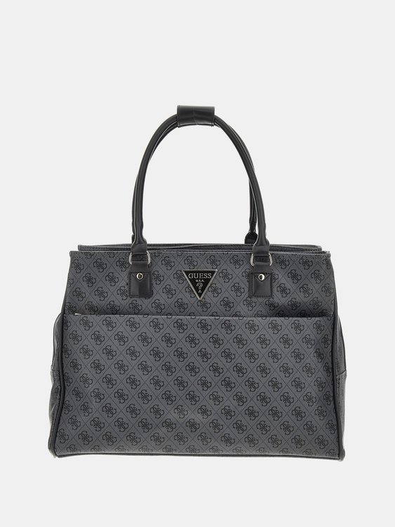 GUESS – Jesco cestovní zavazadlo, Černá, Multi barva