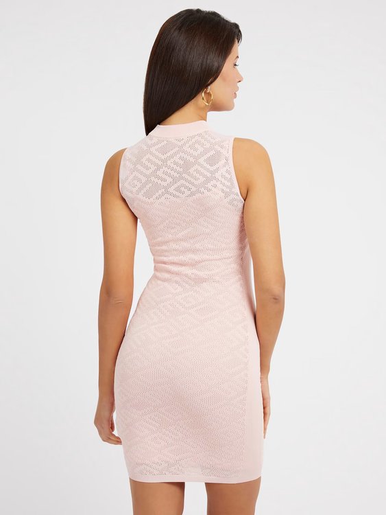 Paula šaty – GUESS, Růžová barva Ženy