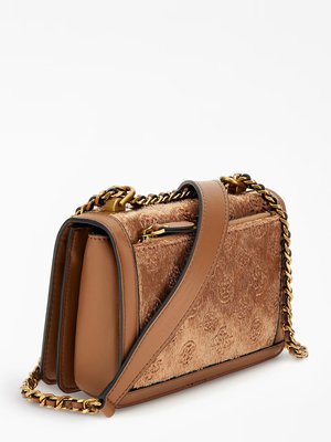Abey crossbody – GUESS, Hnědá barva Ženy